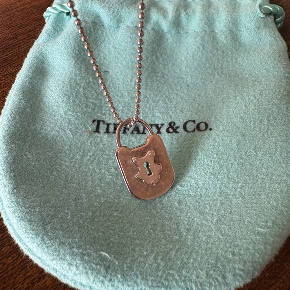 Tiffany & Co. Hammer Padlock Necklace - Picture 3 of 5